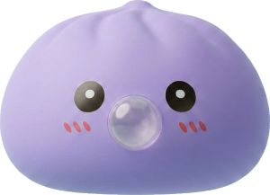 Big Dumpling Squishy Bleu Océan — squishy anti-stress slow-rise kawaii