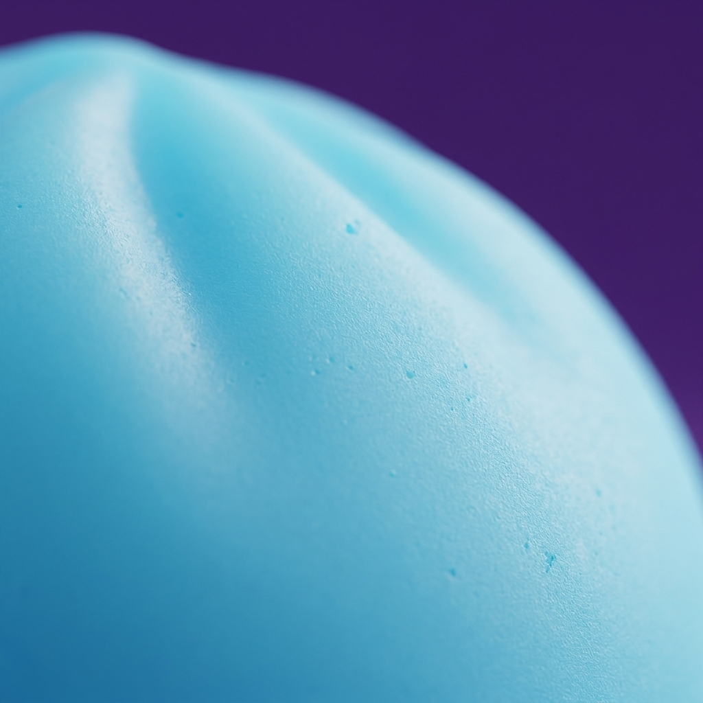 Veilleuse Dumpling Squishy Bleue Aurore — gros plan macro sur la texture
