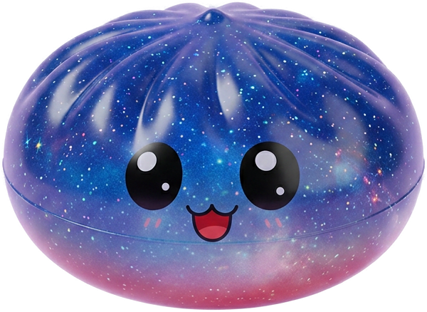 Mystery Dumpling Squishy Charmant Adorable — squishy seul, taille réelle