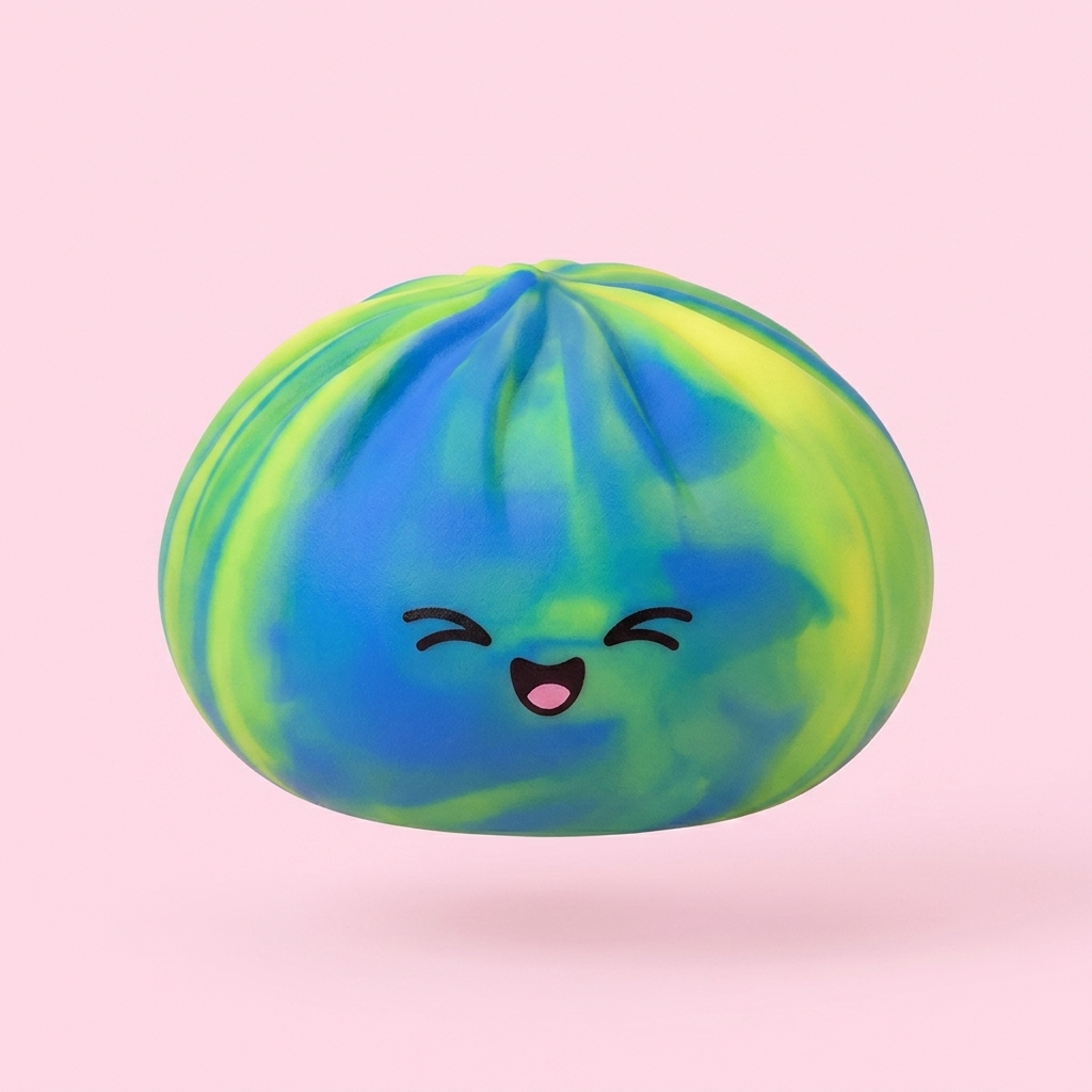 Rainbow Dumpling Squishy Multicolore — le squishy rare de la mystery box