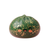 Dumpling Squishy Vert Émeraude Glitter — squishy anti-stress slow-rise kawaii