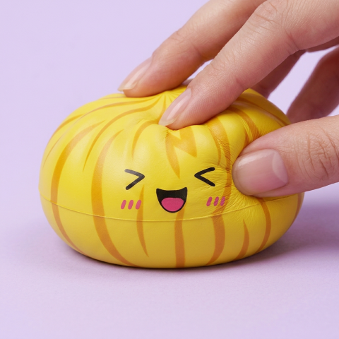 Dumpling Squishy Bun Mystère Moelleux pressé dans la main, matière squishy