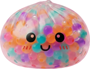 Squishy Dumpling Multicolore Bulles Douces — squishy anti-stress slow-rise kawaii