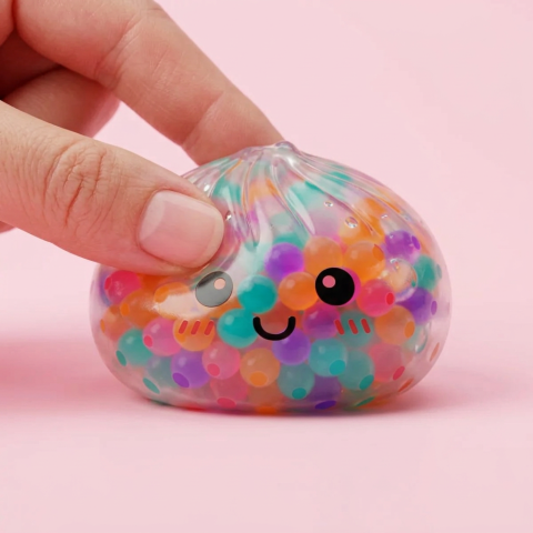 Squishy Dumpling Multicolore Bulles Douces pressé dans la main, matière squishy