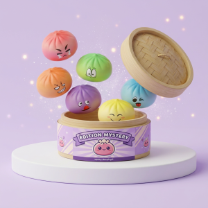 Dumpling Squishy Mystery Bun Fidget Surprise — squishy anti-stress slow-rise kawaii