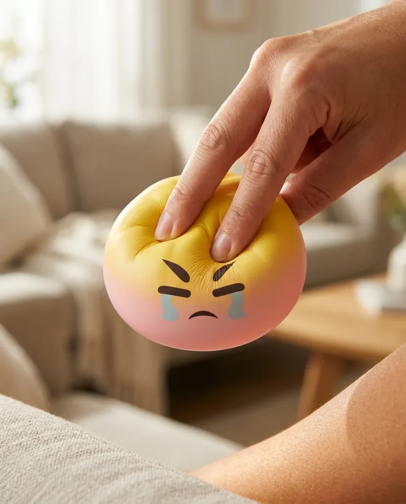Dumpling Squishy Mystery Bun Fidget Surprise pressé dans la main — effet squishy slow-rise
