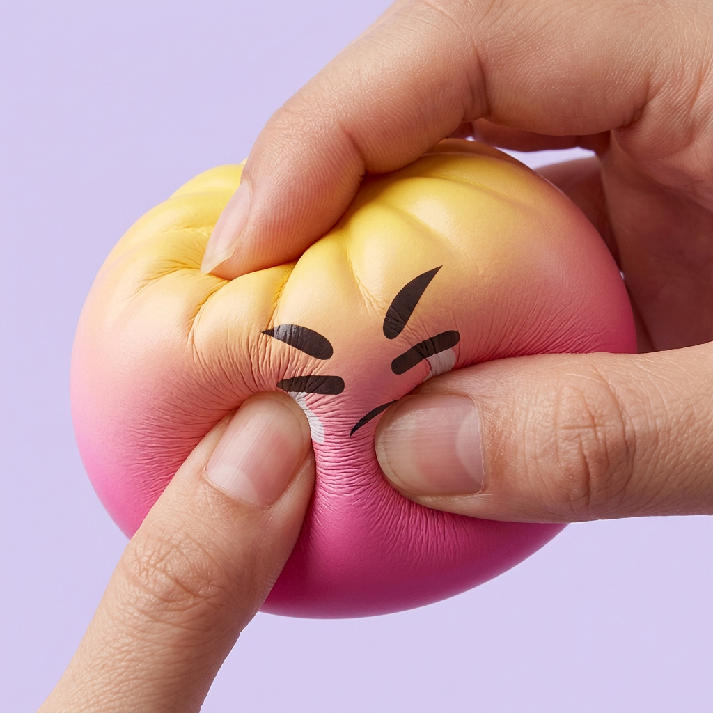 Dumpling Squishy Mystery Bun Fidget Surprise — effet slow-rise, la mousse regonfle