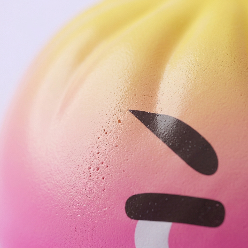 Dumpling Squishy Mystery Bun Fidget Surprise — gros plan macro sur la texture