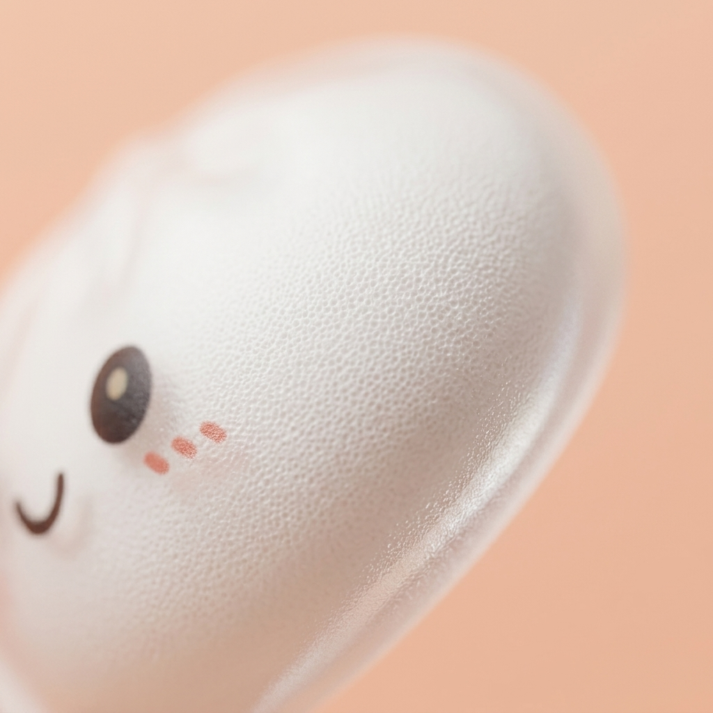 Dumpling Squishy Collection Lot De 6 — gros plan macro sur la texture
