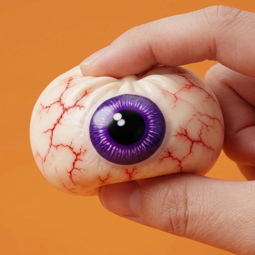 Squishy Dumpling Œil Halloween Effrayant — effet slow-rise, la mousse regonfle