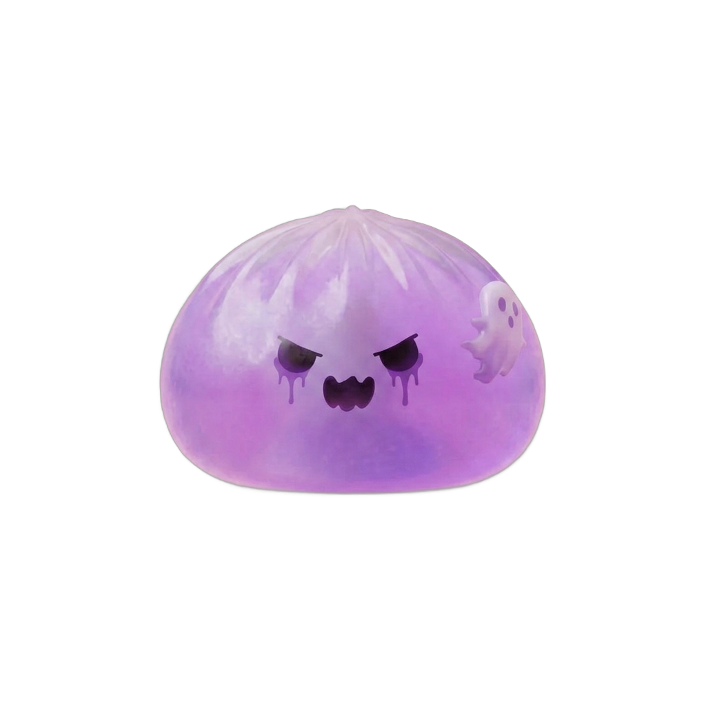 Squishy Dumpling Fantôme Boo — squishy anti-stress slow-rise kawaii