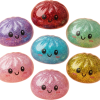 Glitter Dumpling Squishy Set De 6 — squishy anti-stress slow-rise kawaii