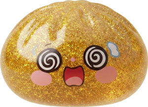 Gold Dumpling Squishy Doré Chance — squishy anti-stress slow-rise kawaii