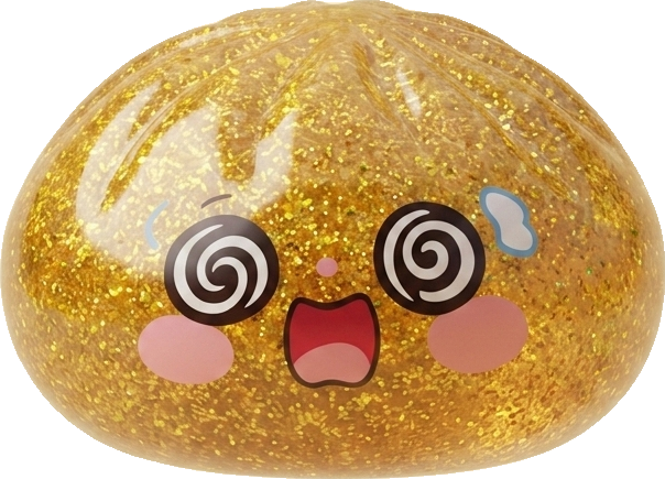 Gold Dumpling Squishy Doré Chance — squishy anti-stress slow-rise kawaii