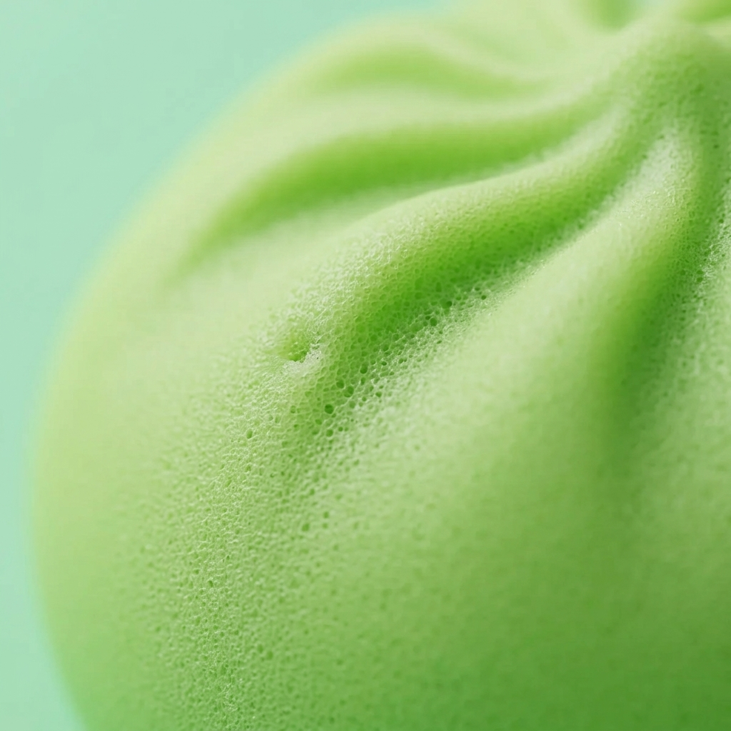 Squishy Dumpling Matcha Vert Rare Blow — gros plan macro sur la texture