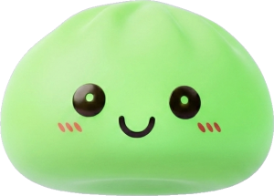 Veilleuse Dumpling Squishy Verte Lumineuse — squishy anti-stress slow-rise kawaii