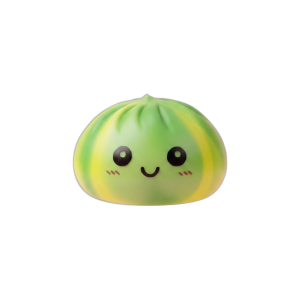Squishy Dumpling Tie Dye Vert Tourbillon — squishy anti-stress slow-rise kawaii