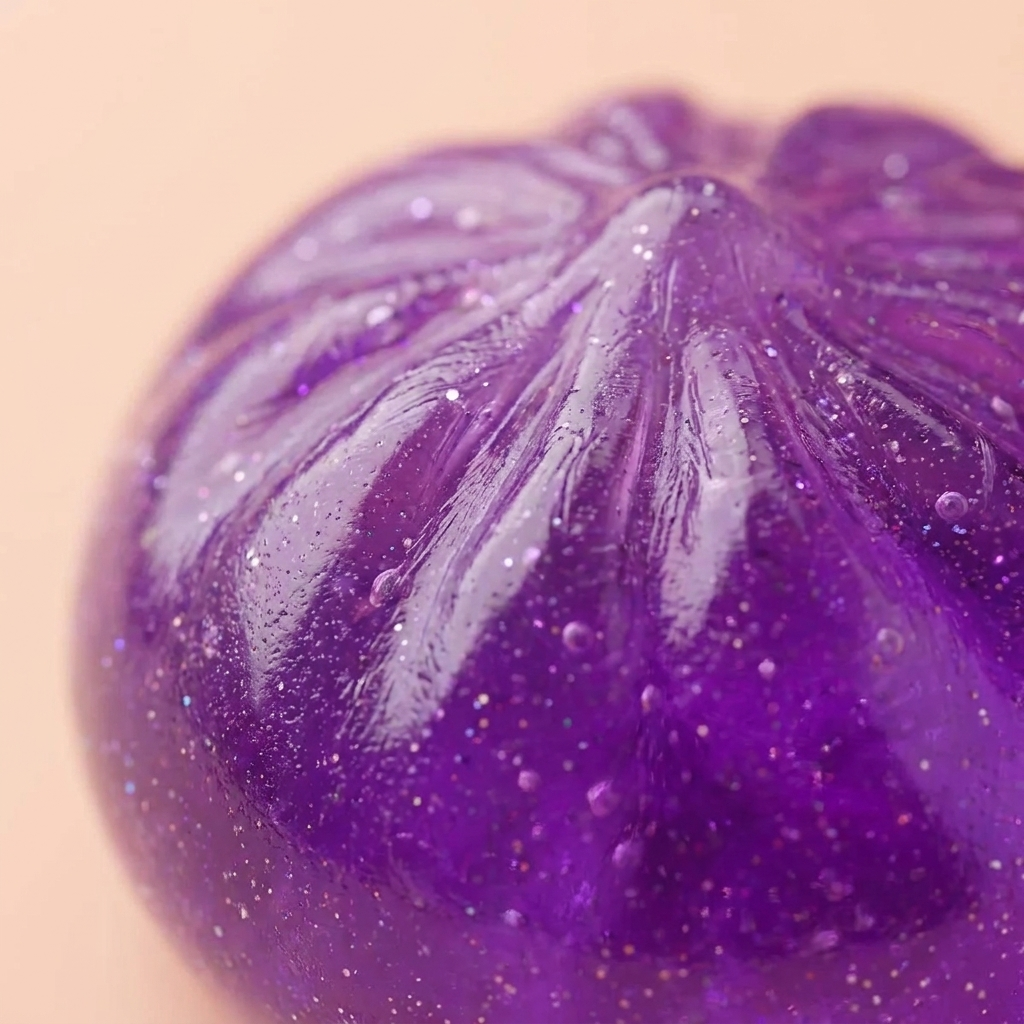 Squishy Dumpling Halloween Set de 5 — gros plan macro sur la texture