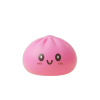 Dumpling Squishy Géant Rose — squishy anti-stress slow-rise kawaii