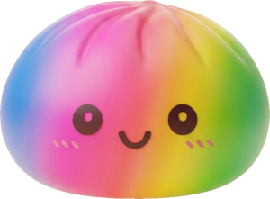 Rainbow Dumpling Squishy Grand Format — squishy anti-stress slow-rise kawaii
