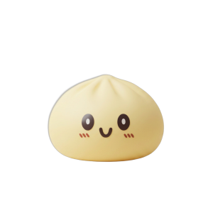 Squishy Dumpling Jaune Jumbo Géant — squishy anti-stress slow-rise kawaii
