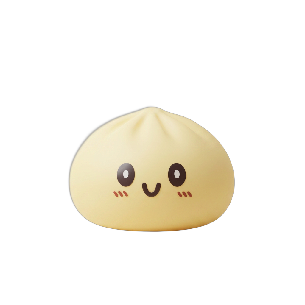 Squishy Dumpling Jaune Jumbo Géant — squishy anti-stress slow-rise kawaii