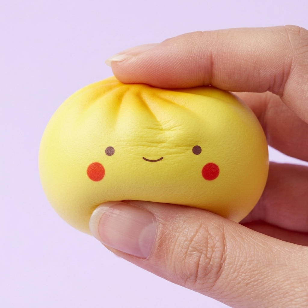 Dumpling Squishy Blind Box Mini — effet slow-rise, la mousse regonfle