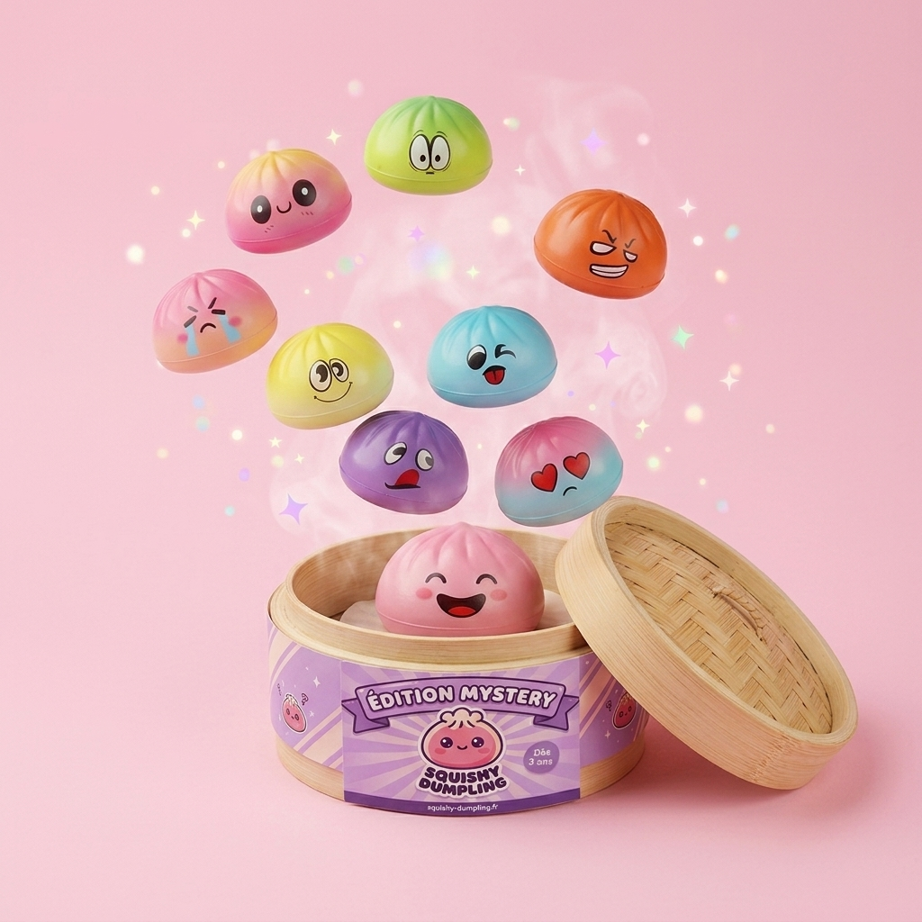 Mini Dumpling Squishy Jouet Kawaii — squishy anti-stress slow-rise kawaii