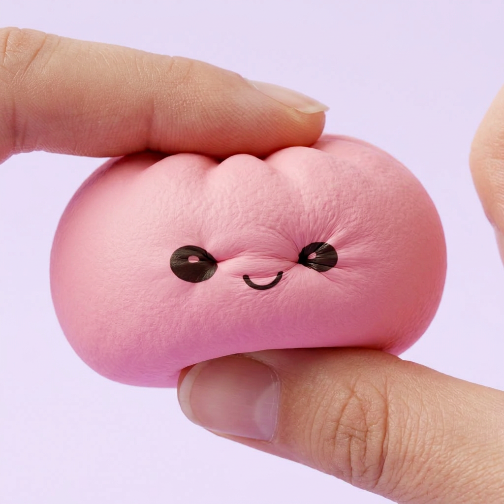 Mini Dumplings Squishy Mystère Surprise — effet slow-rise, la mousse regonfle