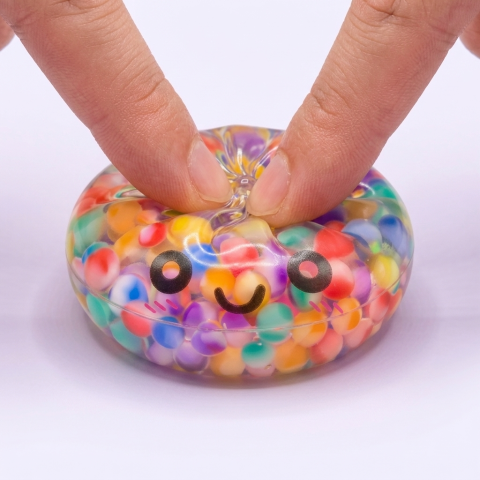 Mystery Dumpling Squishy Bulle Douce pressé dans la main, matière squishy