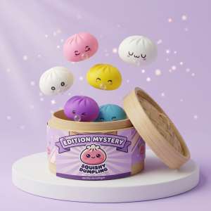 Mystery Dumpling Squishy Jouet Bulle — squishy anti-stress slow-rise kawaii