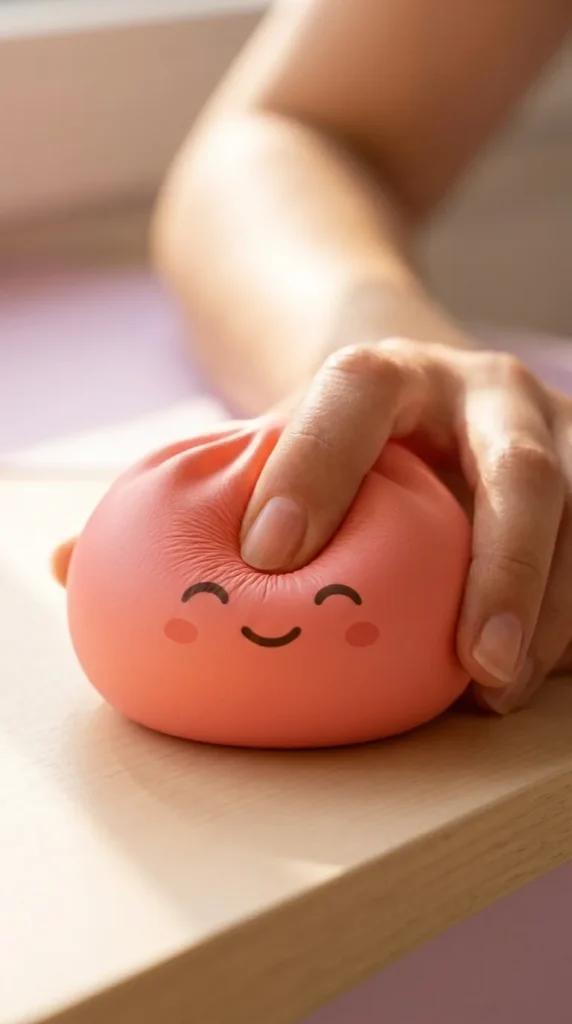 Mystery Dumpling Squishy Jouet Bulle pressé dans la main — effet squishy slow-rise