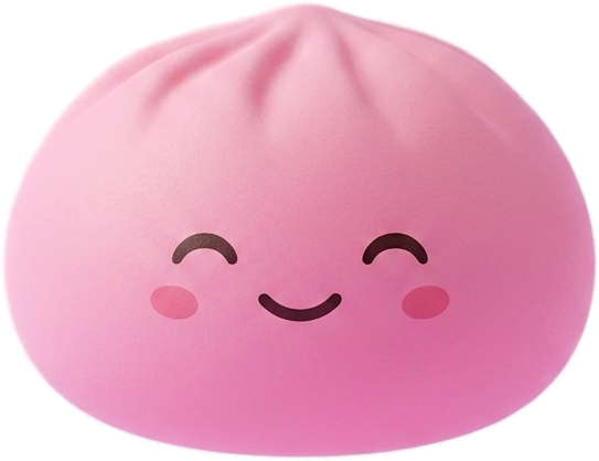 Mystery Dumpling Squishy Jouet Bulle — squishy seul, taille réelle