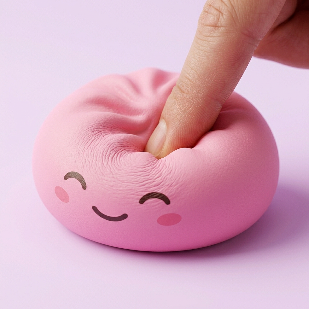 Mystery Dumpling Squishy Jouet Bulle — effet slow-rise, la mousse regonfle