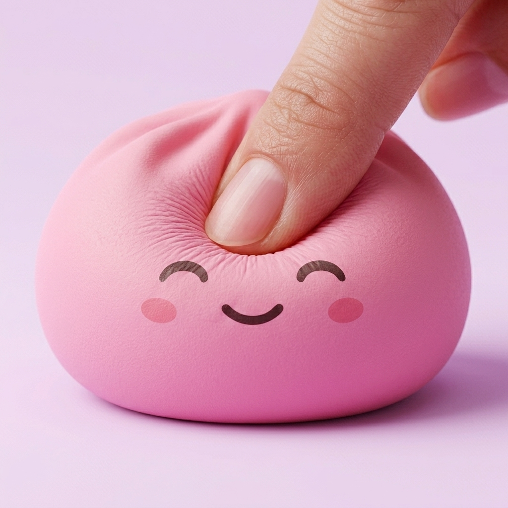 Mystery Dumpling Squishy Jouet Bulle pressé dans la main, matière squishy