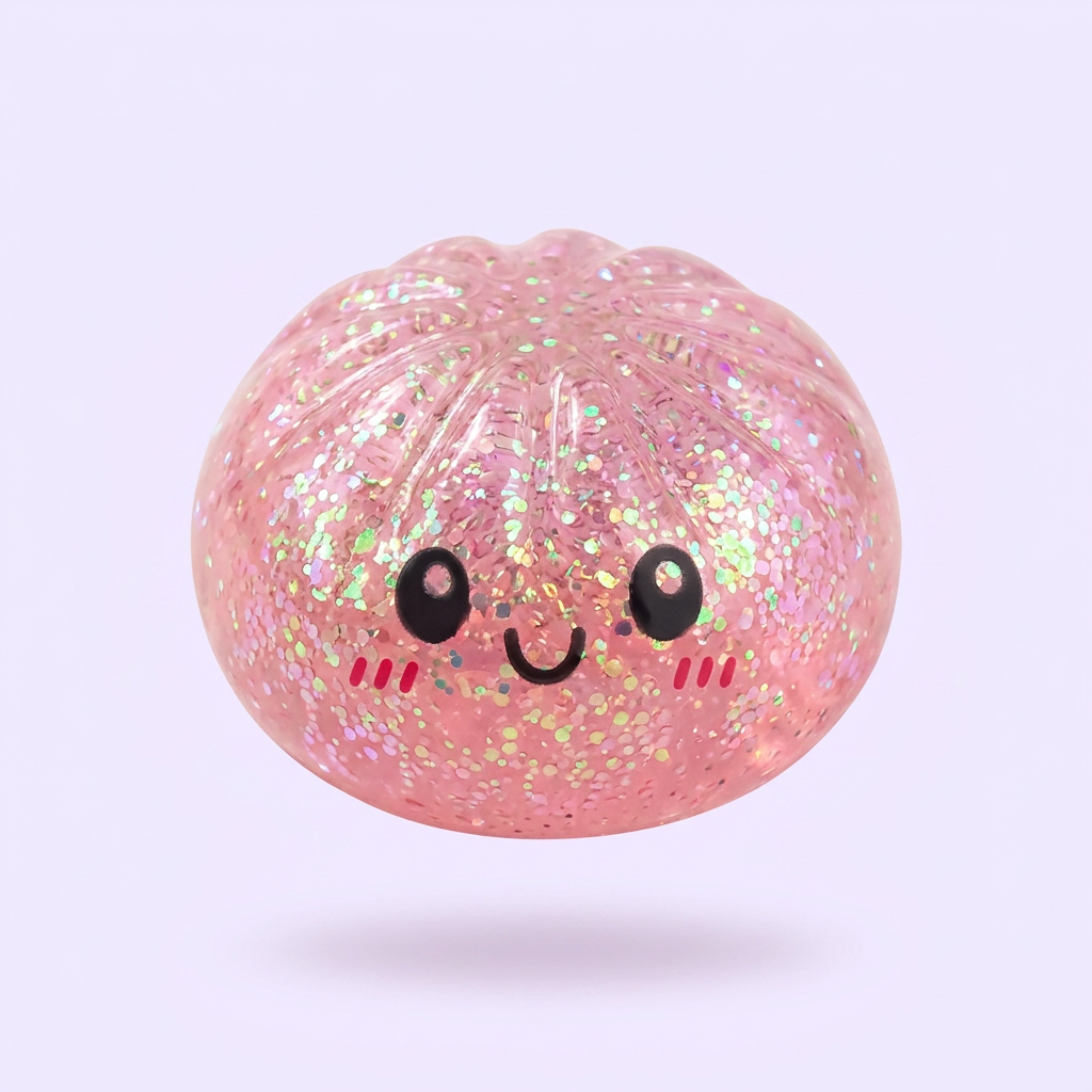 Mystery Dumplings Squishy Glitter Surprise — le squishy rare de la mystery box