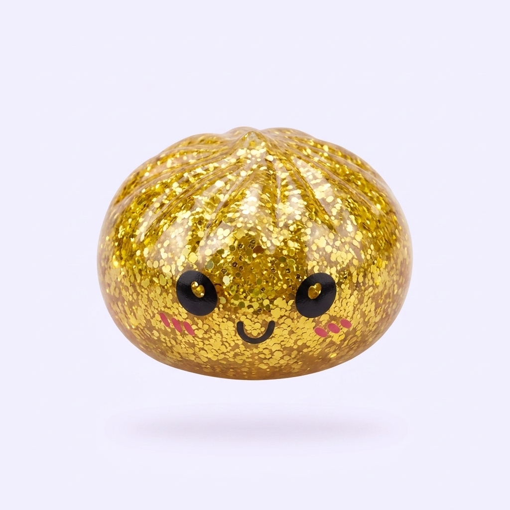 Squishy Dumpling Mystery Glitter Mini Set — le squishy rare de la mystery box