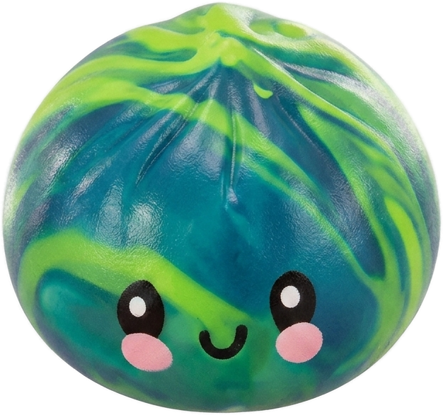 Dumpling Squishy Mini Tie Dye Mystery — squishy seul, taille réelle