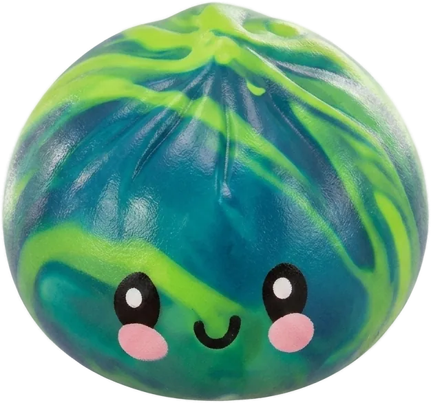 Dumpling Squishy Mini Tie Dye Mystery — squishy seul, taille réelle