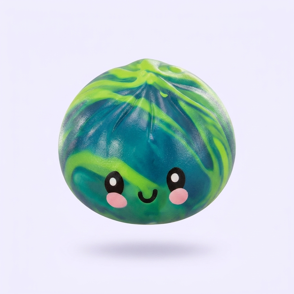 Dumpling Squishy Mini Tie Dye Mystery — le squishy rare de la mystery box