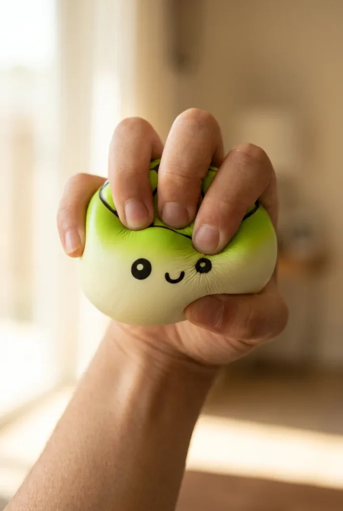 Mystery Dumpling Squishy Édition Foot pressé dans la main — effet squishy slow-rise
