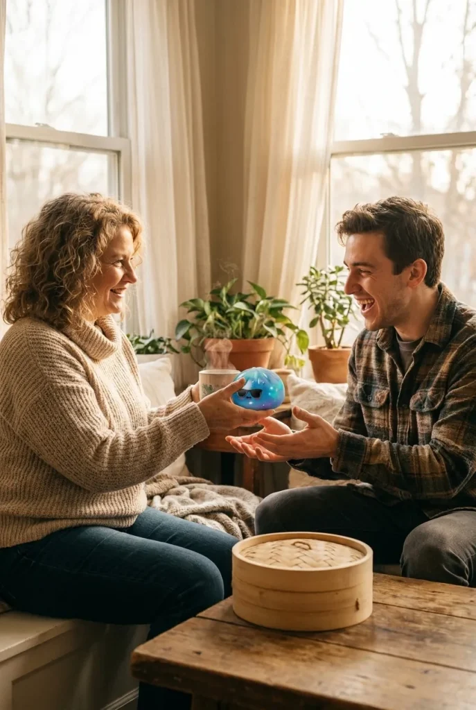 Mystery Dumpling Squishy Édition Été offert en cadeau entre deux personnes