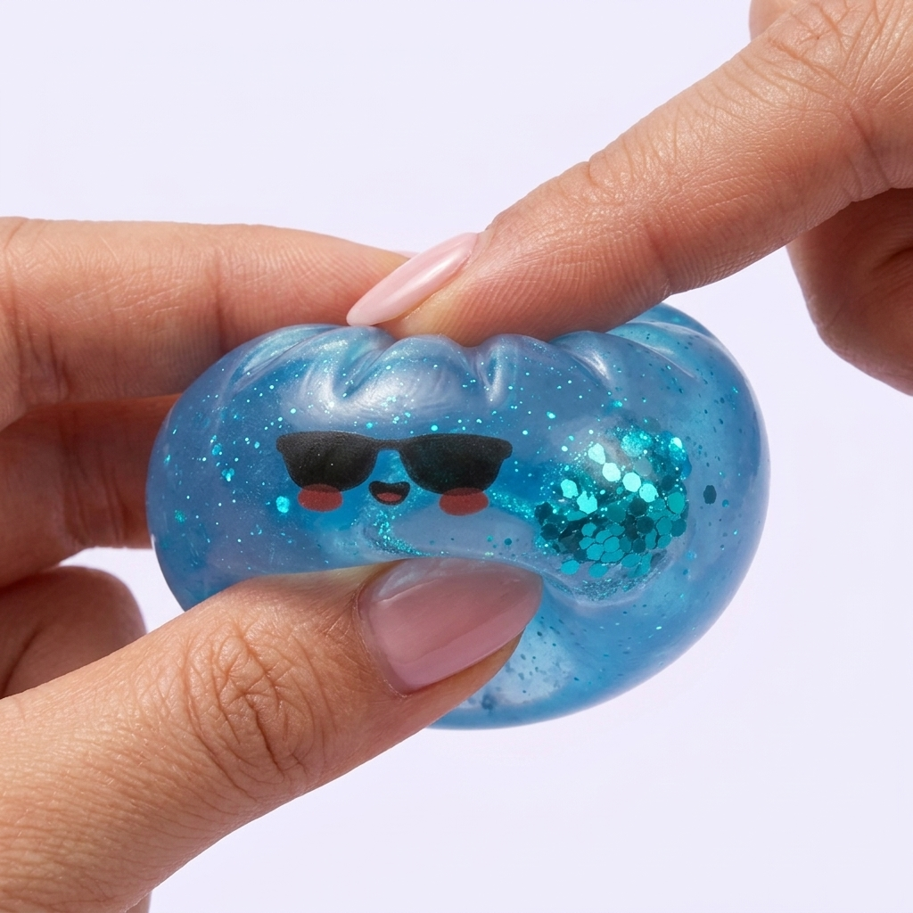 Mystery Dumpling Squishy Édition Été — effet slow-rise, la mousse regonfle