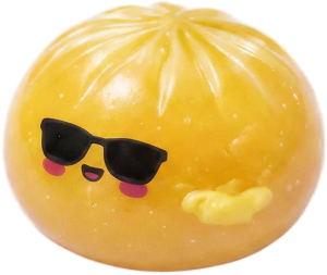 Mystery Dumpling Squishy Lunettes De Soleil — squishy seul, taille réelle