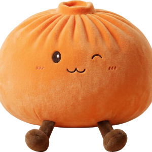 Giant Dumpling Squishy Orange — squishy anti-stress slow-rise kawaii