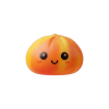 Squishy Dumpling Tie Dye Orange — squishy anti-stress slow-rise kawaii