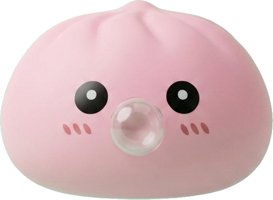 Dumpling Squishy Rose Moelleux Doux — squishy anti-stress slow-rise kawaii