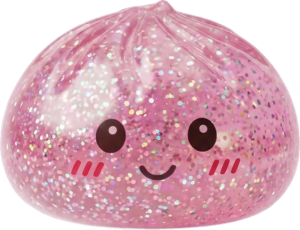 Glitter Dumpling Squishy Rose Kawaii — squishy anti-stress slow-rise kawaii