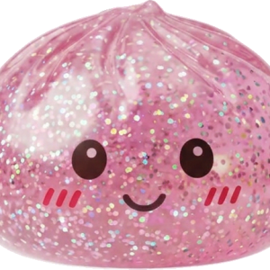 Glitter Dumpling Squishy Rose Kawaii — squishy anti-stress slow-rise kawaii
