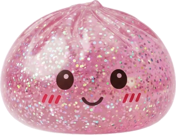 Glitter Dumpling Squishy Rose Kawaii — squishy anti-stress slow-rise kawaii